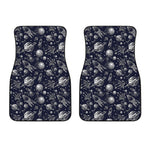 Galaxy UFO Pattern Print Front Car Floor Mats