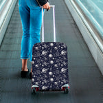 Galaxy UFO Pattern Print Luggage Cover