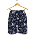 Galaxy UFO Pattern Print Men's Shorts