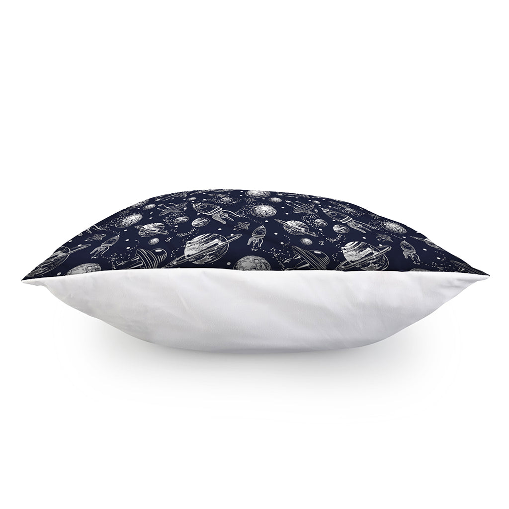 Galaxy UFO Pattern Print Pillow Cover