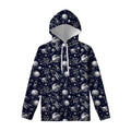 Galaxy UFO Pattern Print Pullover Hoodie