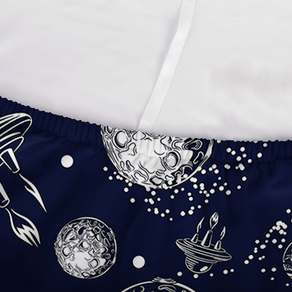 Galaxy UFO Pattern Print Sofa Cover