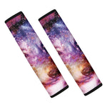 Galaxy Wolf Portrait Print Car Seat Belt Covers