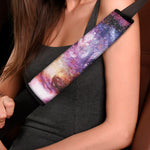 Galaxy Wolf Portrait Print Car Seat Belt Covers