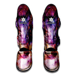 Galaxy Wolf Portrait Print Muay Thai Shin Guard