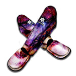 Galaxy Wolf Portrait Print Muay Thai Shin Guard
