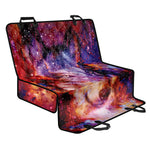 Galaxy Wolf Portrait Print Pet Car Back Seat Cover