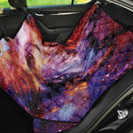 Galaxy Wolf Portrait Print Pet Car Back Seat Cover