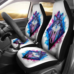 Galaxy Wolf Spirit Universal Fit Car Seat Covers GearFrost