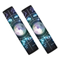 Galaxy Zodiac Wheel Print Car Seat Belt Covers