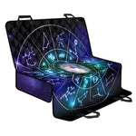 Galaxy Zodiac Wheel Print Pet Car Back Seat Cover