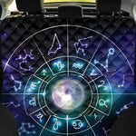 Galaxy Zodiac Wheel Print Pet Car Back Seat Cover
