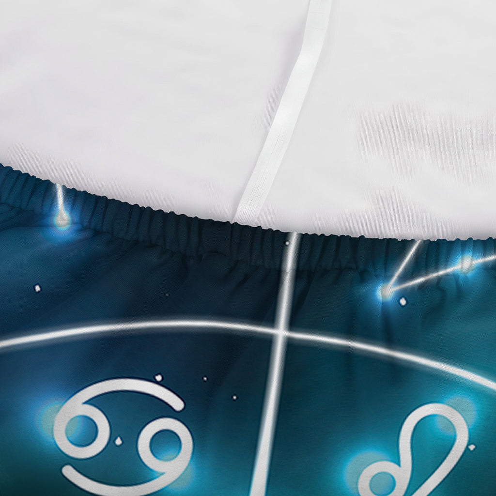 Galaxy Zodiac Wheel Print Sofa Cover