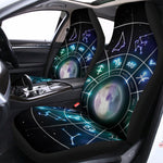 Galaxy Zodiac Wheel Print Universal Fit Car Seat Covers
