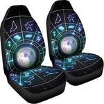 Galaxy Zodiac Wheel Print Universal Fit Car Seat Covers