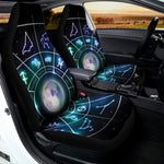Galaxy Zodiac Wheel Print Universal Fit Car Seat Covers