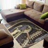 Garter Snake Print Area Rug