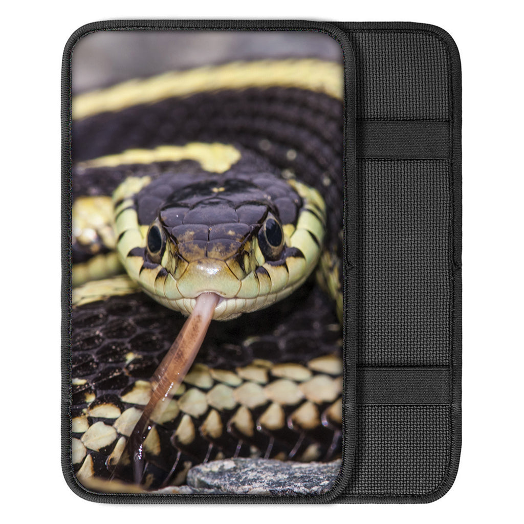 Garter Snake Print Car Center Console Cover