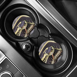 Garter Snake Print Car Coasters