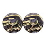 Garter Snake Print Car Coasters