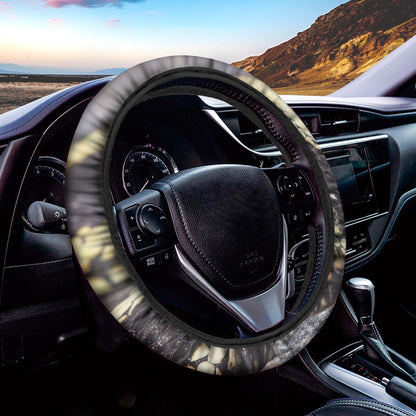 Garter Snake Print Car Steering Wheel Cover