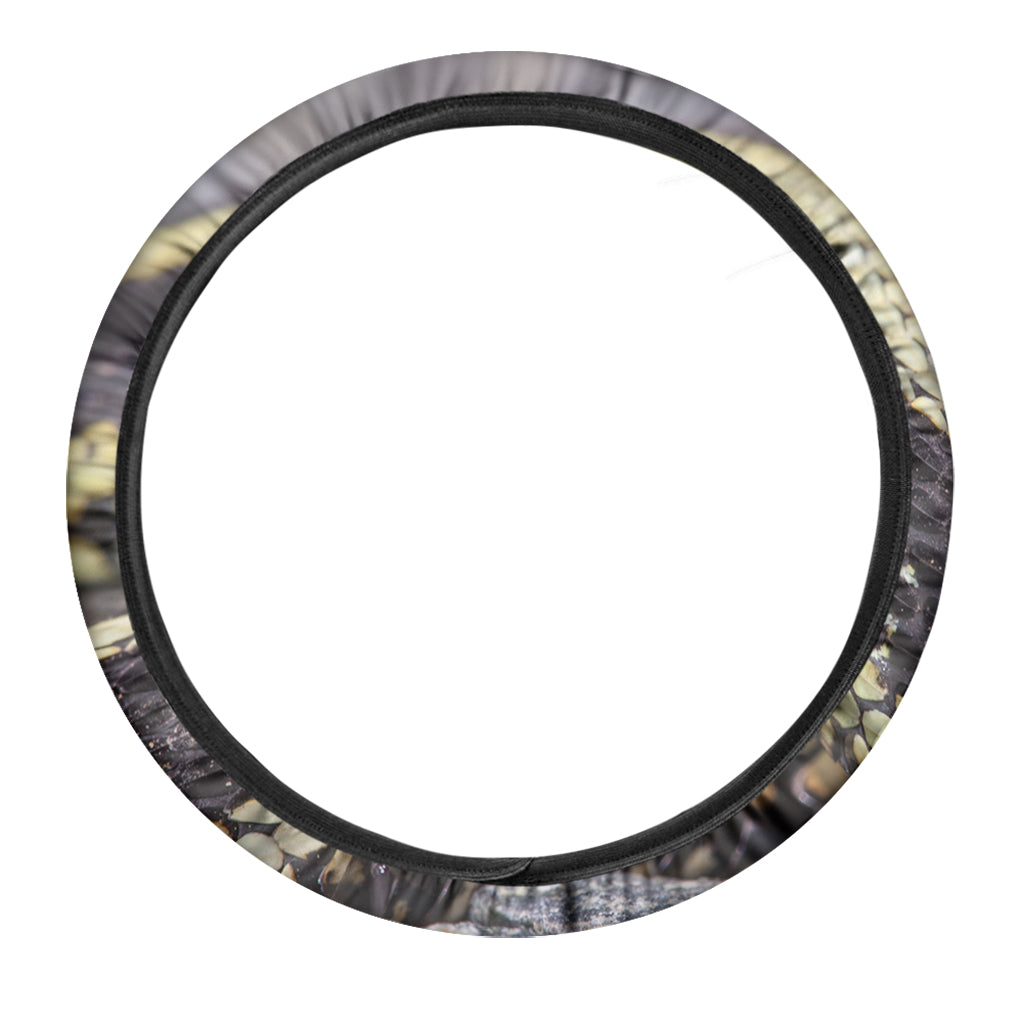 Garter Snake Print Car Steering Wheel Cover