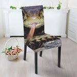 Garter Snake Print Dining Chair Slipcover