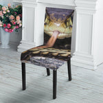 Garter Snake Print Dining Chair Slipcover