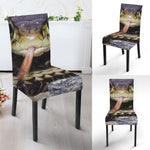 Garter Snake Print Dining Chair Slipcover