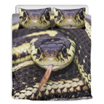 Garter Snake Print Duvet Cover Bedding Set