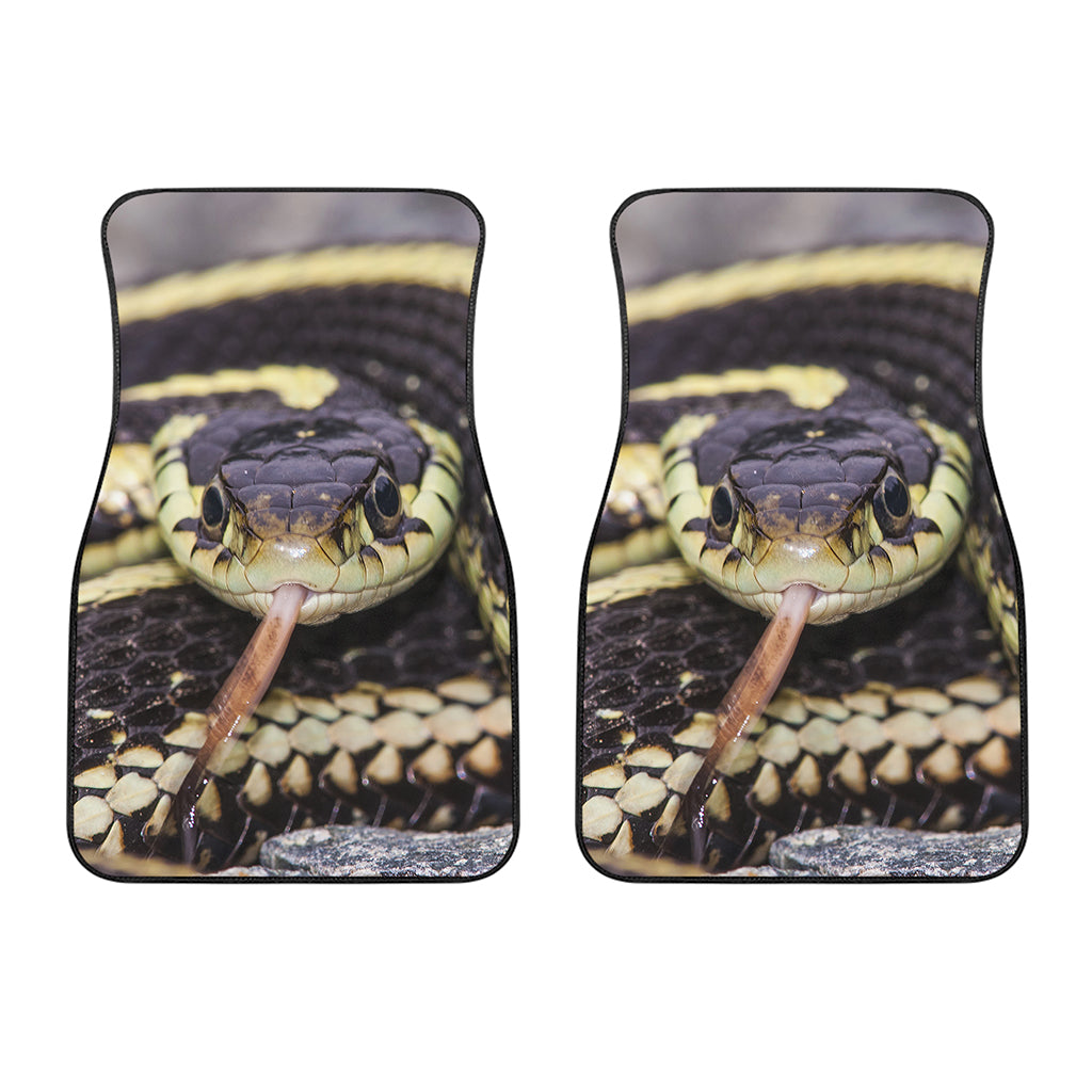 Garter Snake Print Front Car Floor Mats