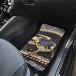 Garter Snake Print Front Car Floor Mats