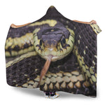 Garter Snake Print Hooded Blanket