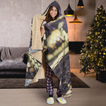 Garter Snake Print Hooded Blanket