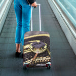 Garter Snake Print Luggage Cover