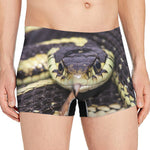 Garter Snake Print Men's Boxer Briefs
