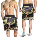 Garter Snake Print Men's Shorts