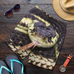 Garter Snake Print Men's Shorts
