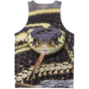Garter Snake Print Men's Tank Top