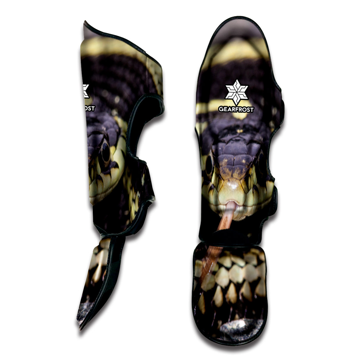 Garter Snake Print Muay Thai Shin Guard