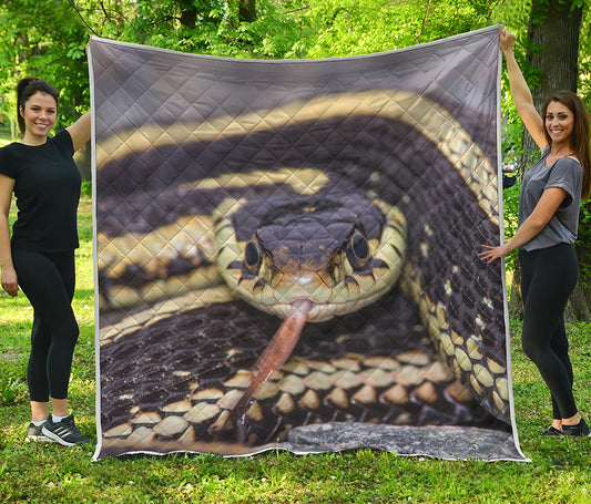 Garter Snake Print Quilt