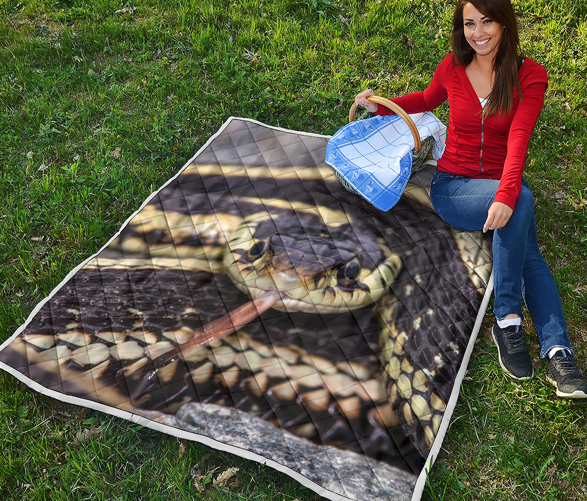 Garter Snake Print Quilt