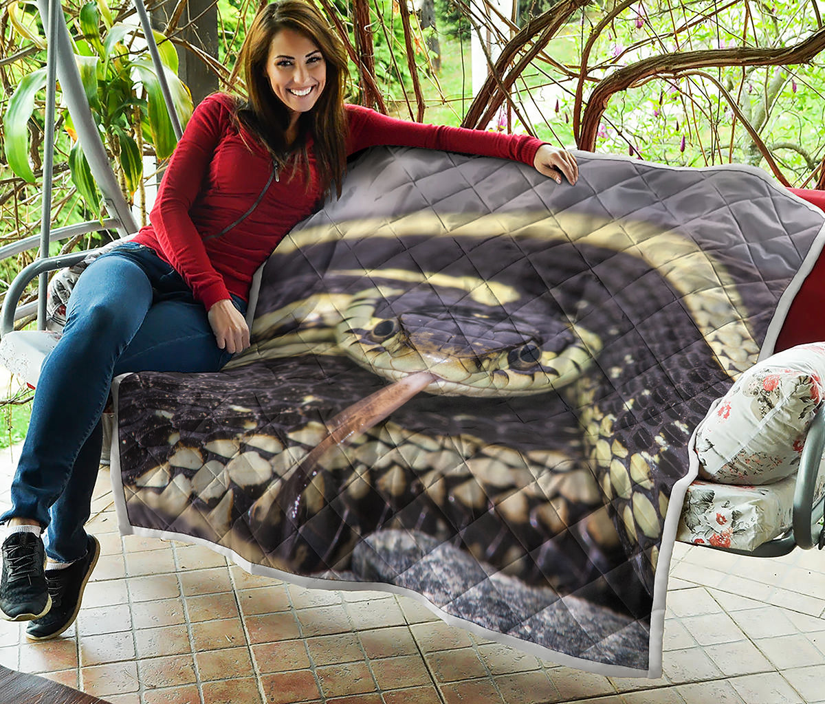 Garter Snake Print Quilt