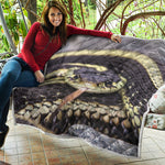 Garter Snake Print Quilt