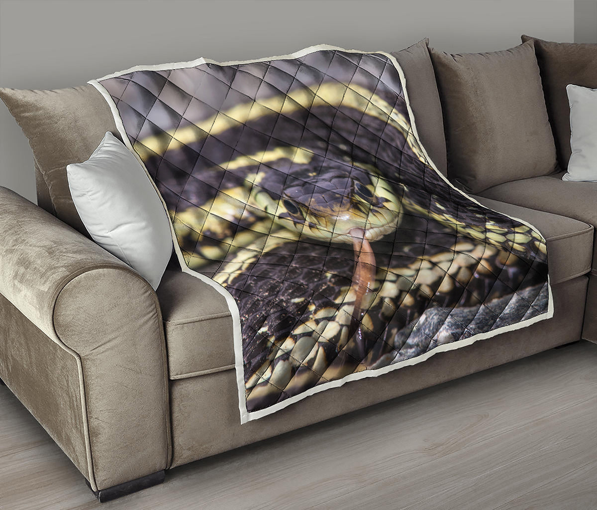Garter Snake Print Quilt