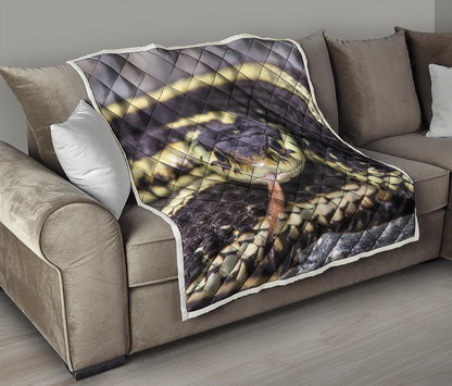 Garter Snake Print Quilt