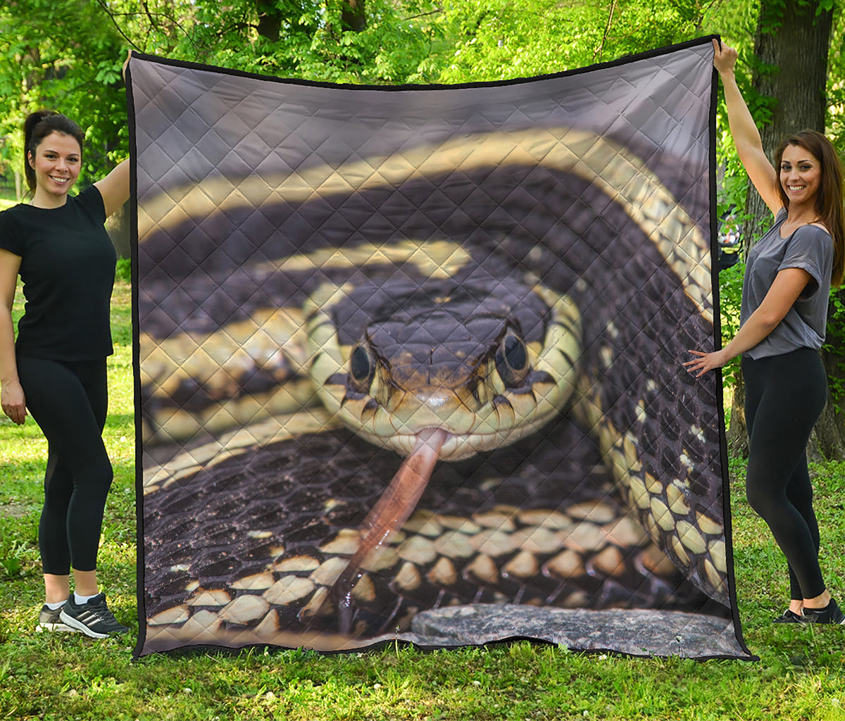 Garter Snake Print Quilt
