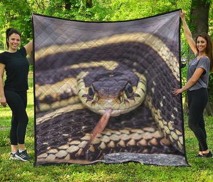 Garter Snake Print Quilt