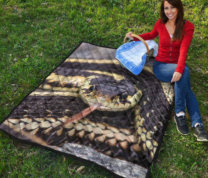 Garter Snake Print Quilt
