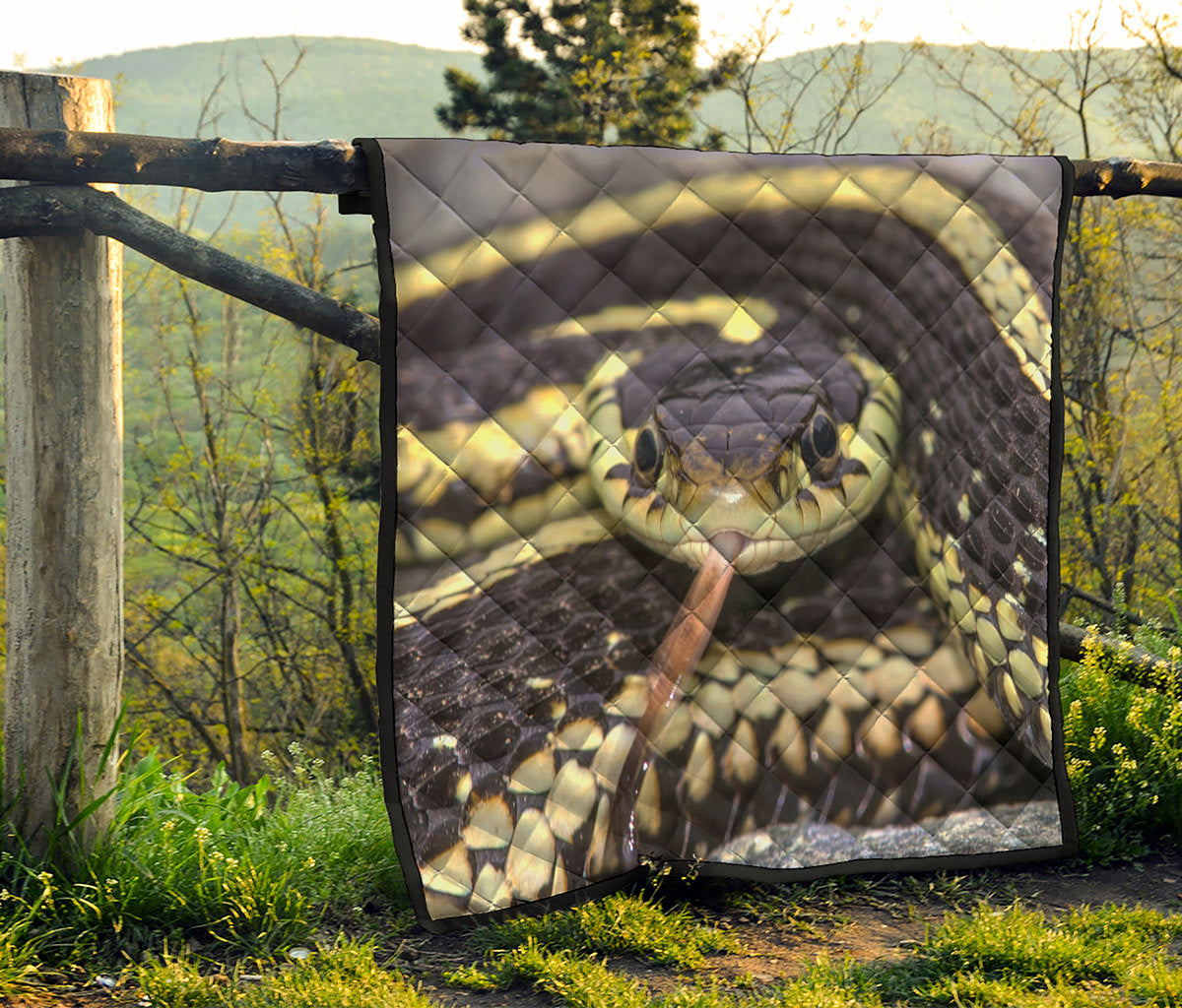 Garter Snake Print Quilt
